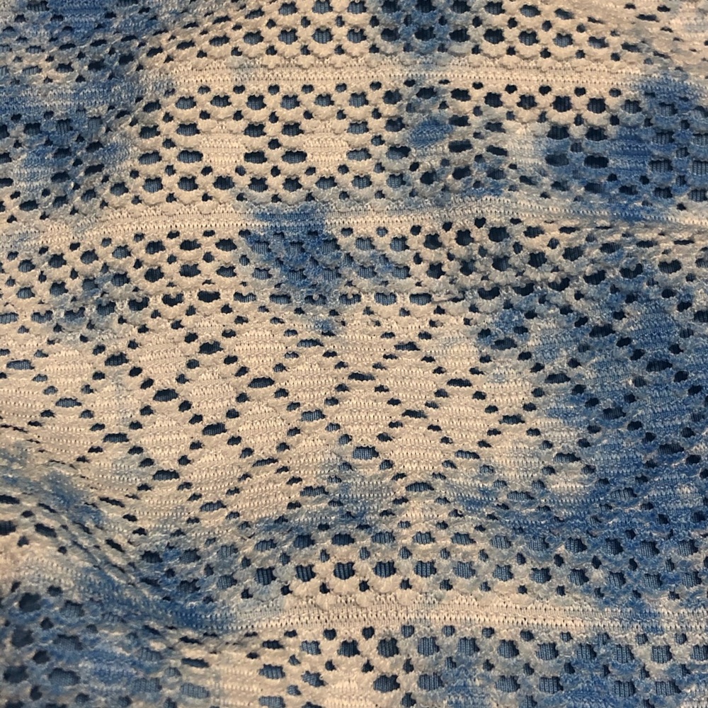Aerie Blue and White Tie Die Bathing Suit Bottom - Picture 3 of 4